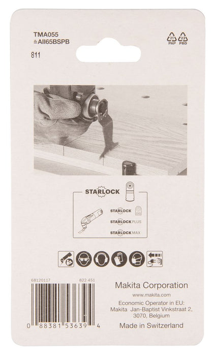 EAN 0088381536394 - Makita B-64892 hoja de sierra de calar, de sierra de marquetería y de sierra recíproca Bimetálico 1 pieza imagen 2