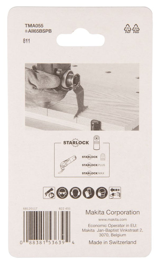 EAN 0088381536394 - Makita B-64892 hoja de sierra de calar, de sierra de marquetería y de sierra recíproca Bimetálico 1 pieza imagen 2