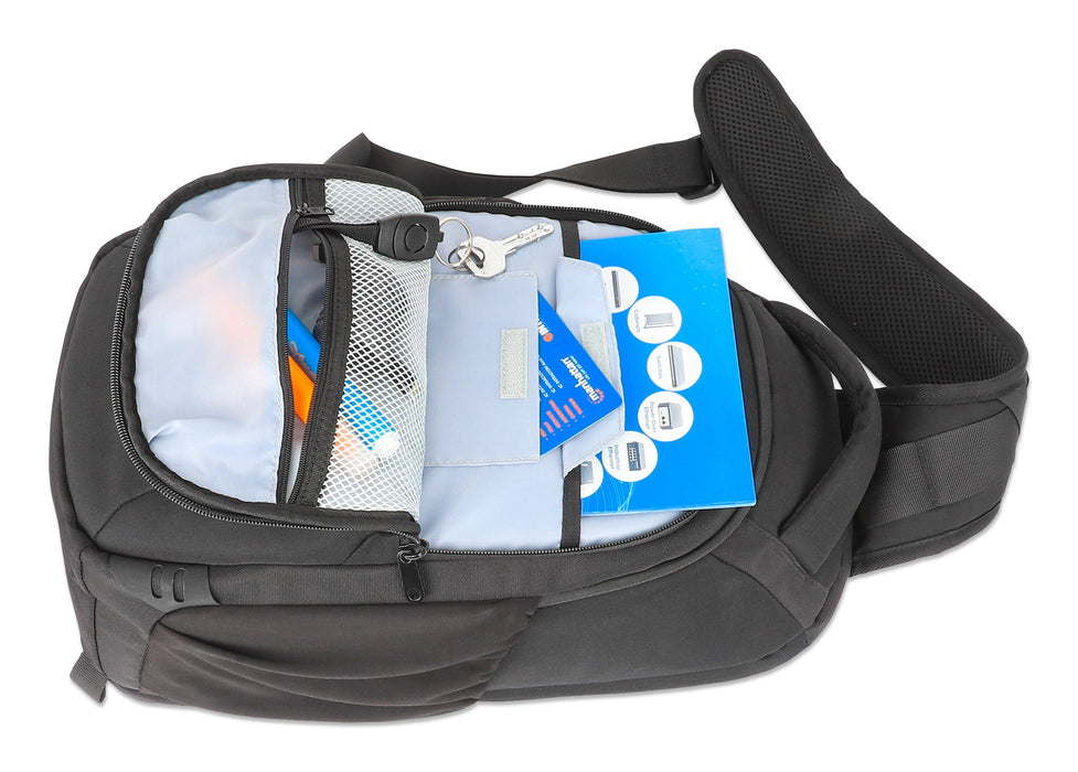 EAN 0766623440578 - Manhattan Amsterdam 33,8 cm (13.3") Mochila bandolera Negro imagen 6