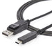 EAN 0065030880350 - StarTech.com CDP2DP146B adaptador de cable de vídeo 1,8 m USB Tipo C DisplayPort Negro imagen 4