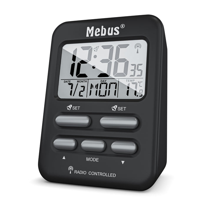 EAN 4007218257994 - Mebus 25799 despertador Reloj despertador digital Negro imagen 3