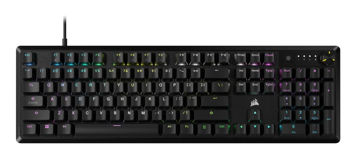 EAN 840006686699 - Corsair K70 CORE TKL teclado Juego USB QWERTY Inglés Gris imagen 1
