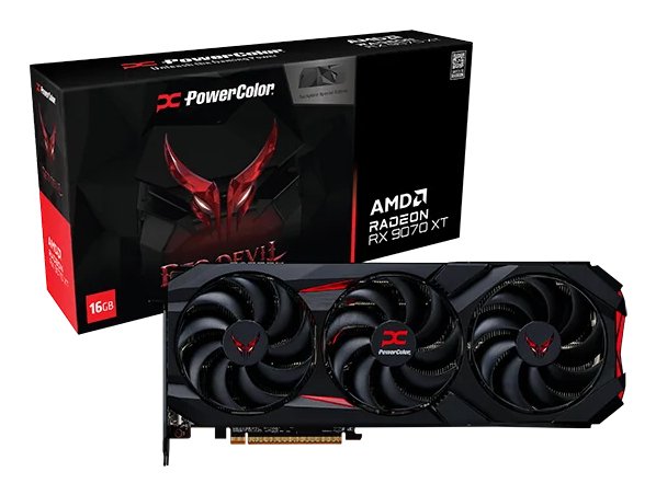 EAN 4713436176046 - PowerColor Red Devil Radeon RX 9070 XT Backplate Special Edition AMD 16 GB GDDR6 imagen 8