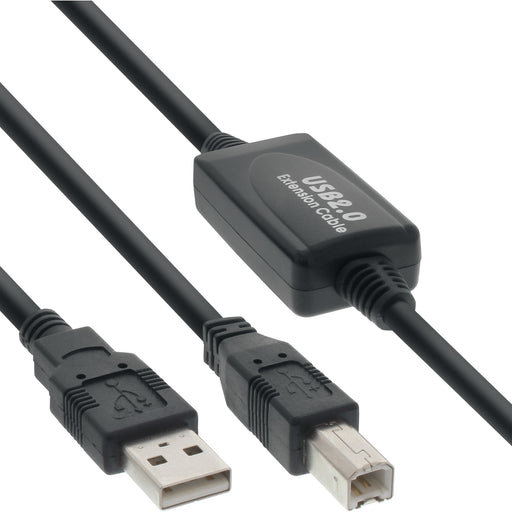 EAN 4043718146147 - InLine 34511I cable USB 10 m USB A USB B Negro imagen 1