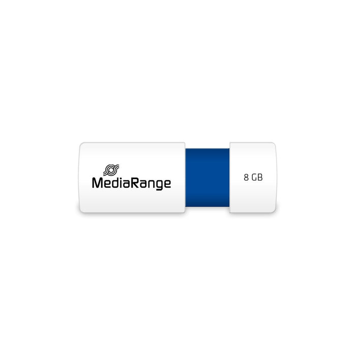 EAN 4260283118175 - MediaRange MR971 unidad flash USB 8 GB USB tipo A 2.0 Azul, Blanco imagen 3