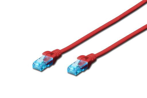 EAN 4016032198949 - Digitus DK-1512-020/R cable de red Rojo 2 m Cat5e U/UTP (UTP) imagen 1