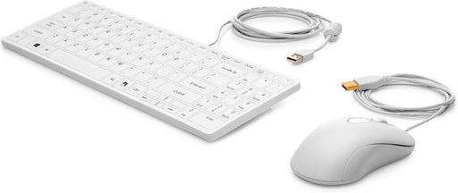 EAN 5715063509630 - HP USB Keyboard and Mouse Healthcare Edition teclado Ratón incluido Médico Blanco imagen 1