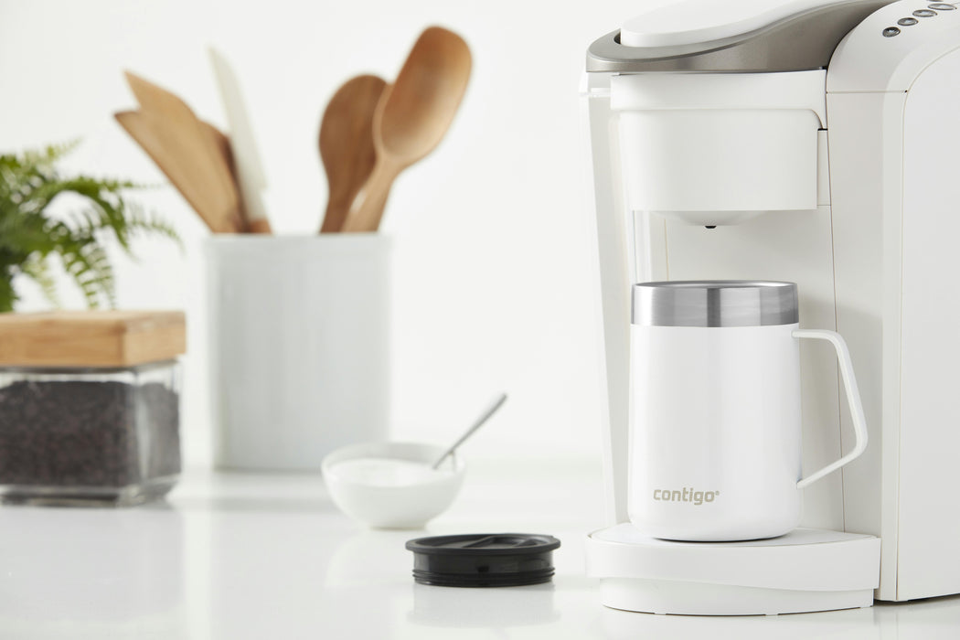 EAN 0840276163555 - CONTIGO 2174672 taza de viaje 420 ml Plata, Blanco Acero inoxidable imagen 8