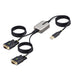 EAN 0065030898379 - StarTech.com 2P6FFC-USB-SERIAL cambiador de género para cable USB-A 2 x DB-9 RS-232 Negro, Gris imagen 1