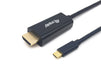 EAN 4015867228708 - Equip 133413 adaptador de cable de vídeo 3 m USB Tipo C HDMI tipo A (Estándar) Negro imagen 1
