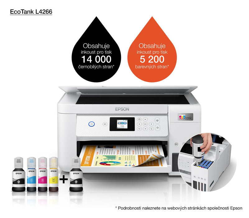 EAN 8715946689746 - Epson EcoTank L4266 Inyección de tinta A4 5760 x 1440 DPI 33 ppm Wifi imagen 24