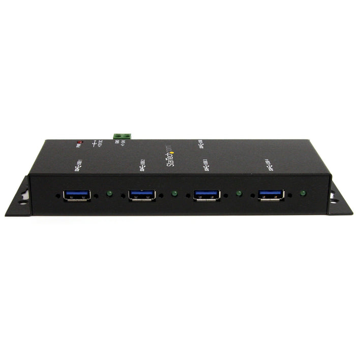 EAN 0065030841603 - StarTech.com ST4300USBM hub de interfaz USB 3.2 Gen 1 (3.1 Gen 1) Type-B 5000 Mbit/s Negro imagen 4