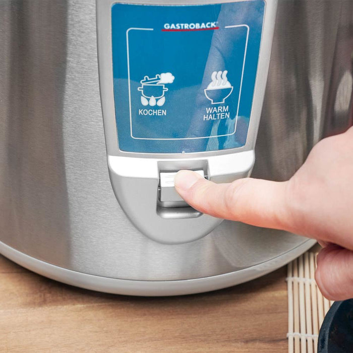 EAN 4016432425188 - Gastroback Design Pro arrocera 5 L 700 W Plata, Blanco imagen 3