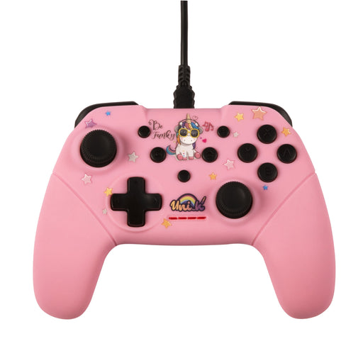 EAN 3328170282253 - Konix Be Funky Rosa USB Gamepad Nintendo Switch, PC imagen 1