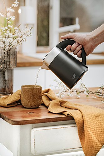 EAN 5903887809689 - Adler AD 1372B tetera eléctrica 0,6 L 800 W Negro, Metálico imagen 9