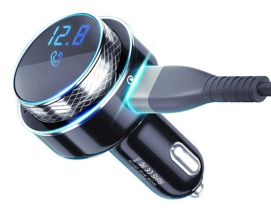 EAN 5903108464581 - 3MK Hyper Car FM Transmitter 87,5 - 99,8 MHz USB Negro imagen 3