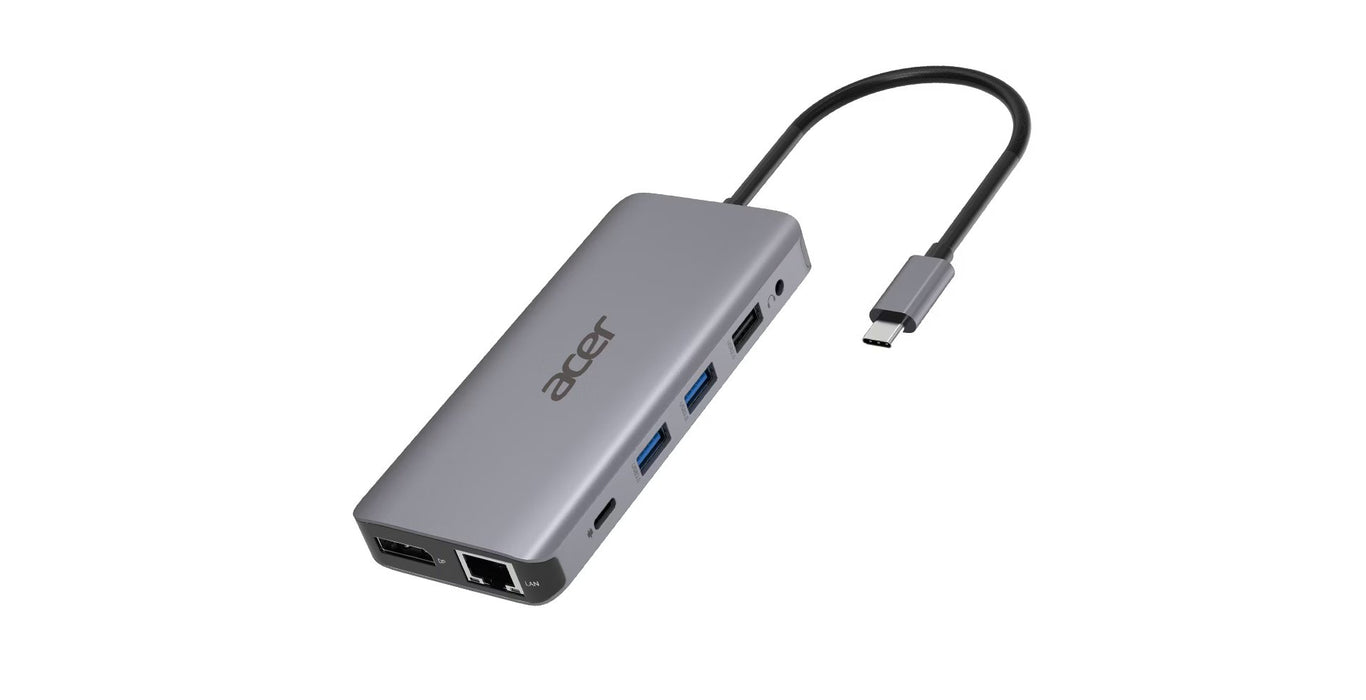EAN 4712842945611 - Acer 12-in-1 Type-C Dongle Alámbrico USB 3.2 Gen 1 (3.1 Gen 1) Type-C Plata imagen 1
