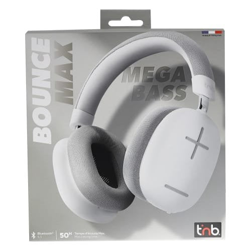 EAN 3303170119204 - T'nB BOUNCE MAX Auriculares Inalámbrico y alámbrico Diadema Llamadas/Música Bluetooth Gris, Blanco imagen 5