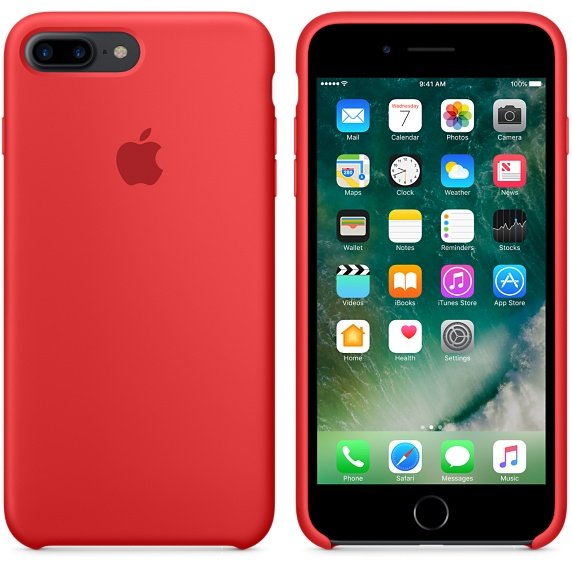 EAN 0190198000682 - Apple MMQV2ZM/A funda para teléfono móvil 14 cm (5.5") Funda blanda Rojo imagen 2