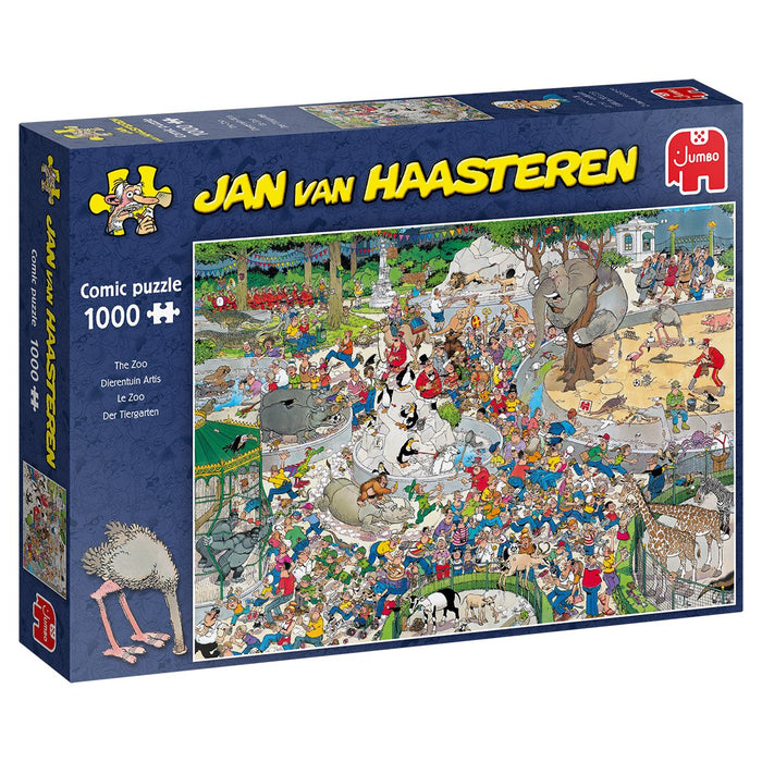 EAN 8710126014912 - Jan van Haasteren At the Zoo 1000 pcs Puzzle rompecabezas 1000 pieza(s) Cómics imagen 1
