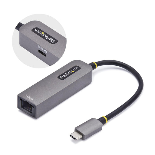 EAN 0065030904759 - StarTech.com 1GPD3-USB-C-ETHERNET adaptador y tarjeta de red 5000 Mbit/s imagen 1