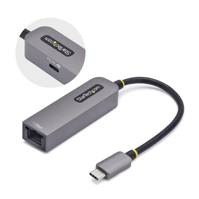 EAN 0065030904759 - StarTech.com 1GPD3-USB-C-ETHERNET adaptador y tarjeta de red 5000 Mbit/s imagen 1
