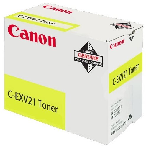 EAN 4960999402833 - Canon C-EXV21 cartucho de tóner 1 pieza(s) Original Amarillo imagen 1