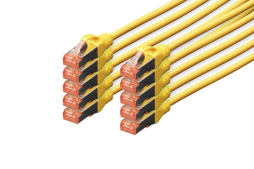 EAN 4016032441656 - Digitus DK-1644-010-Y-10 cable de red Amarillo 1 m Cat6 S/FTP (S-STP) imagen 1