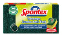 EAN 3384120013926 - Spontex 3384120013926 esponja Rectangular Vellón, Esponja Verde, Amarillo 1 pieza(s) imagen 1