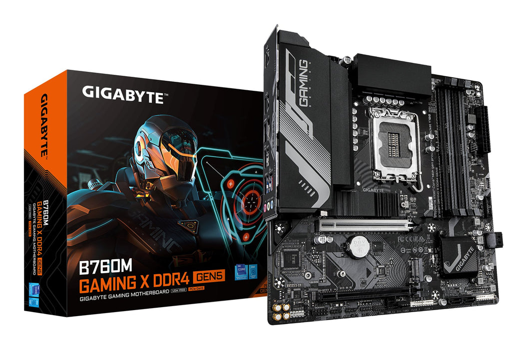EAN 4719331874087 - GIGABYTE B760M GAMING X DDR4 GEN5 Intel B760 LGA 1700 micro ATX imagen 1