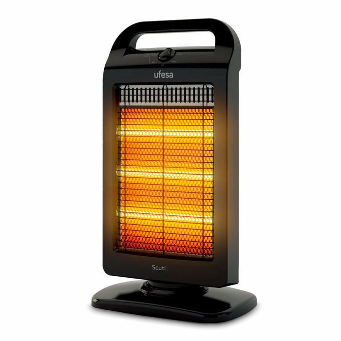 EAN 8422160055119 - Ufesa Scuti Interior Negro 1200 W Calefactor eléctrico halógeno imagen 1