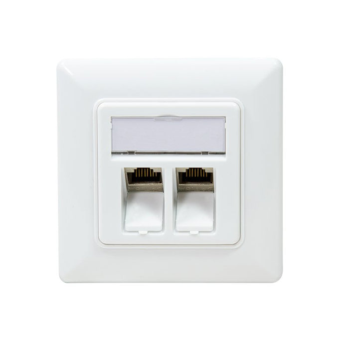 EAN 4052792053142 - LogiLink NK4023 placa de pared y cubierta de interruptor Blanco imagen 1