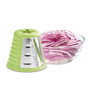 EAN 3045380010826 - Moulinex DJ756G cortador de verduras en espiral o rallador eléctrico Rojo, Blanco imagen 3