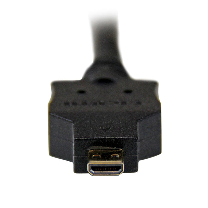 EAN 0065030853163 - StarTech.com HDDDVIMM1M adaptador de cable de vídeo Micro-HDMI Negro imagen 3