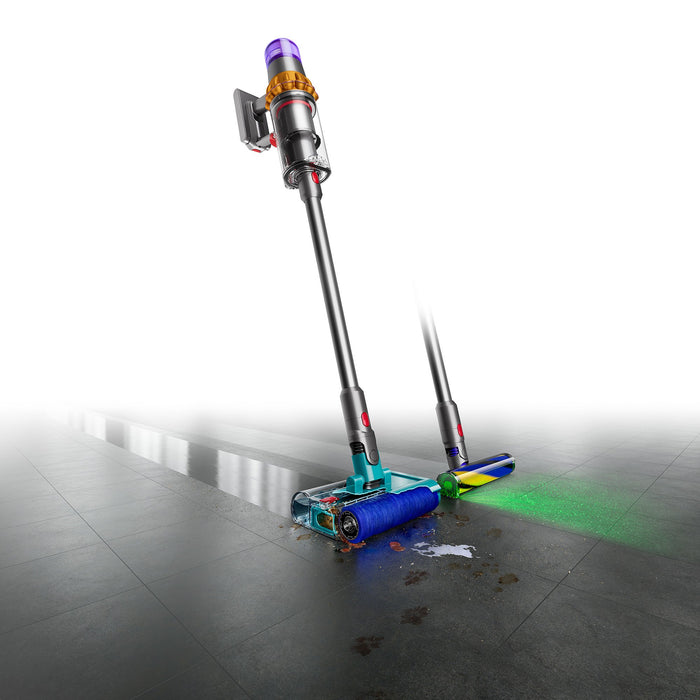 EAN 5025155085073 - Dyson V15s Detect Submarine Aspiradora escoba 2 en 1 Batería Seca y húmeda Sin bolsa Níquel, Amarillo imagen 4