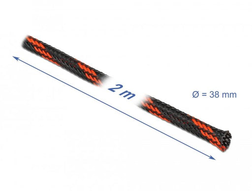 EAN 4043619207534 - DeLOCK 20753 pasacables Negro, Rojo imagen 2