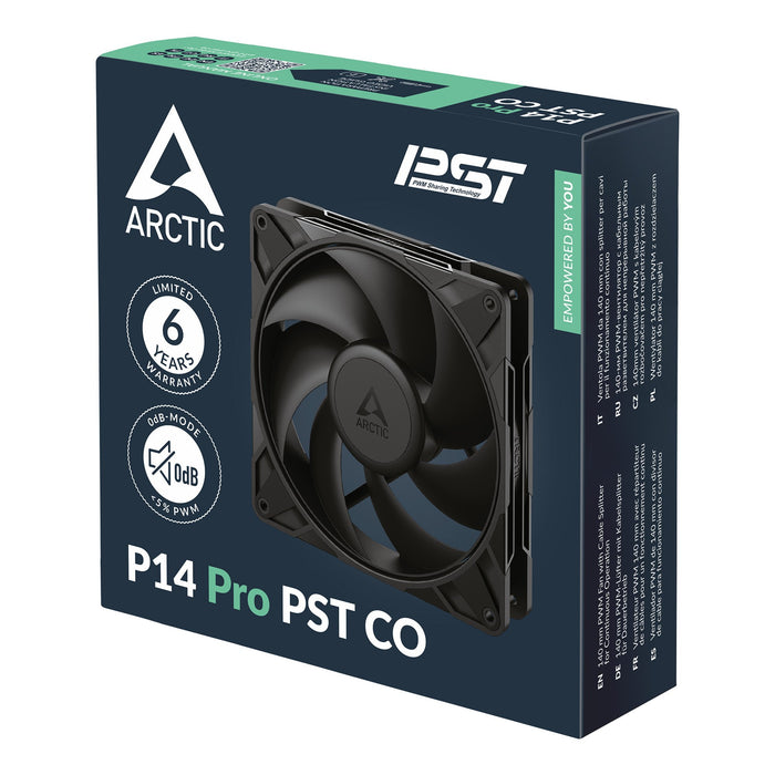 EAN 4895265000409 - ARCTIC P14 Pro PST CO Carcasa del ordenador Ventilador 14 cm Negro 1 pieza(s) imagen 6