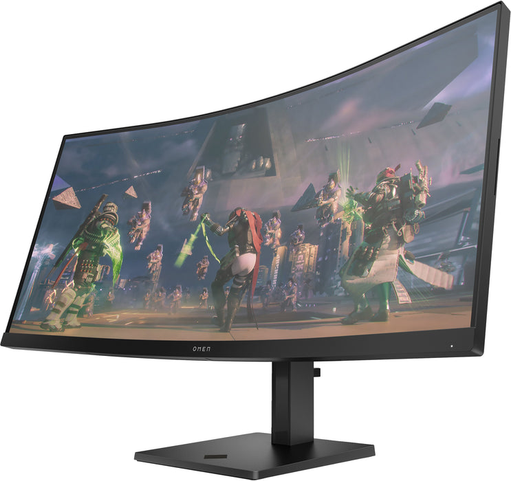 EAN 0197029618894 - OMEN by HP 34 inch WQHD 165Hz Curved Gaming Monitor - OMEN 34c pantalla para PC 86,4 cm (34") 3440 x 1440 imagen 2