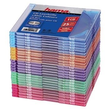 EAN 4007249511669 - Hama CD Slim Box Pack of 25, Coloured 1 discos Multicolor imagen 3