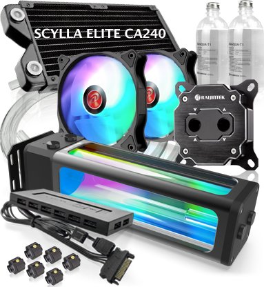 EAN 4715109923407 - RAIJINTEK SCYLLA ELITE CA240 Procesador Kit de refrigeración líquida Negro 1 pieza(s) imagen 8