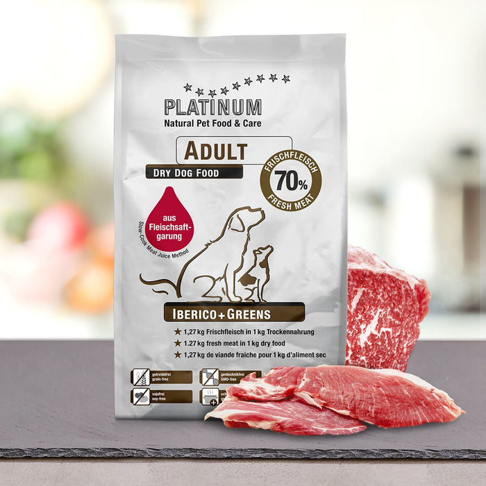 EAN 4260208740191 - Platinum Adult Iberico + Greens 5 kg Adulto Cerdo imagen 1
