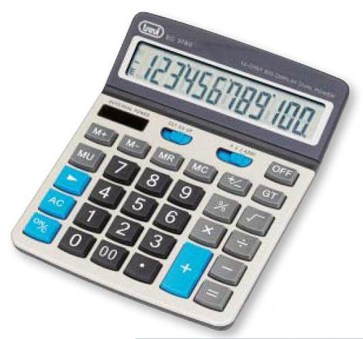 EAN 8011000014258 - Trevi EC 3780 calculadora Escritorio Calculadora básica Gris imagen 1