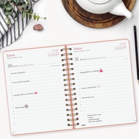 EAN 8422952405238 - Finocam 762040526 agenda Agenda diaria Coral imagen 3