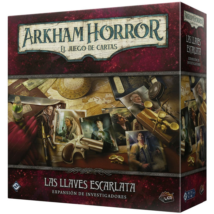 EAN 0841333119331 - Asmodee Arkham Horror Las Llaves Escarlata exp. investigadores Juego De Cartas Detective imagen 1