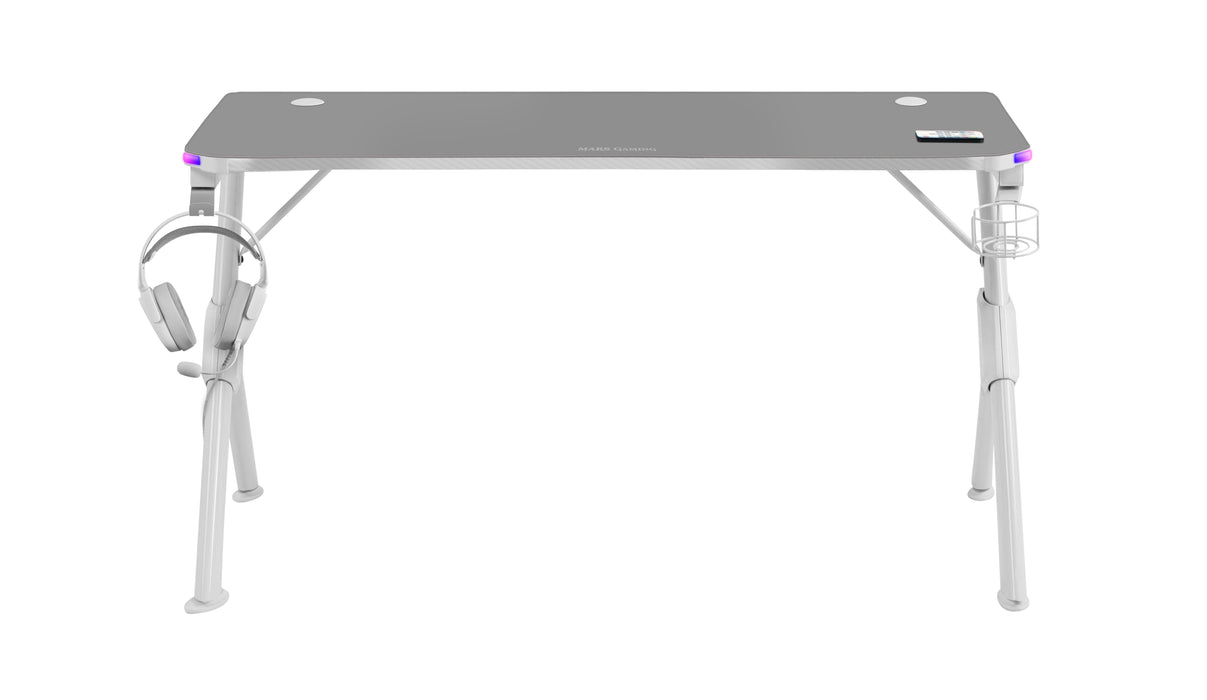 EAN 8437023094068 - Mars Gaming MGD140RGBW escritorio para ordenador Gris, Blanco imagen 3