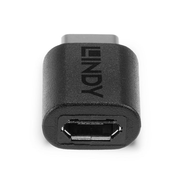 EAN 4002888418966 - Lindy 41896 cambiador de género para cable USB-C Micro-B Negro imagen 3