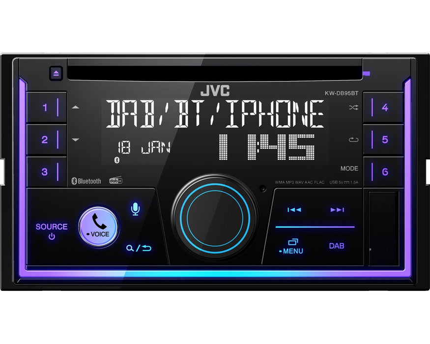 EAN 4975769024887 - JVC KW-DB95BT Negro 200 W Bluetooth imagen 2