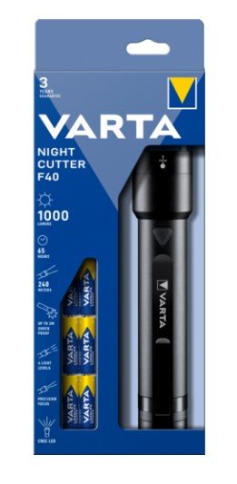 EAN 4008496996148 - Varta Night Cutter F40 Negro Linterna de mano LED imagen 2