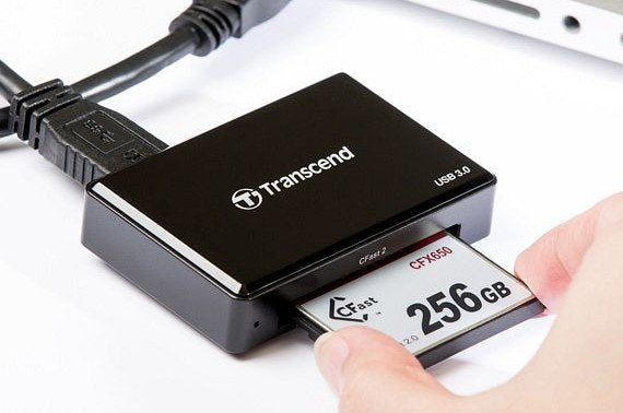 EAN 0760557830238 - Transcend CFast 2.0 USB3.0 lector de tarjeta USB 3.2 Gen 1 (3.1 Gen 1) Negro imagen 3