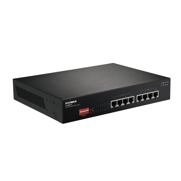 EAN 4717964701589 - Edimax GS-1008P V2 switch Gigabit Ethernet (10/100/1000) Energía sobre Ethernet (PoE) Negro imagen 2